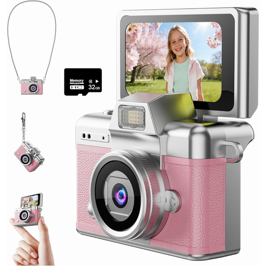 Mini Cámara Digital HD Tipo Collar Portátil