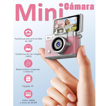Mini Cámara Digital HD Tipo Collar Portátil