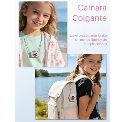 Mini Cámara Digital HD Tipo Collar Portátil